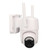 2MP WiFi Solar Camera Wireless Security Monitoring Camera Color Night Vision IP65 Waterproof Built in Battery