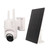 2MP WiFi Solar Camera Wireless Security Monitoring Camera Color Night Vision IP65 Waterproof Built in Battery