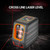 Cross Line Laser Level with Bracket 15M/ 49FT Self Leveling Horizontal and Vertical Red Beam Laser Line Marker 10 Levels Brightness