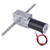 24V Double Shaft Metal Gearbox Turbo Worm Speed Reduction Gear Motor M8 Thread50