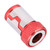 5Pcs Screwdriver Magnetic Ring Anti Slip Aluminum Alloy Accessories(Red)
