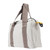Wide Mouth Tool Bag Waterproof High Bearing Capacity Hardware Storage Canvas Case Handbag Gray 12in