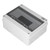 Distribution Protection Box IP65 ABS Transparent Cover Waterproof Anticorrosion Electronic Junction Box
