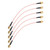 5Pcs RF Coaxial Cable SMA-J to SMA-J Audio Connector 2 Shielded Extension Cord TFL-316-48