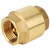 High Accuracy Brass Threaded One Way Non Return Check Valve For Water Gas Oil (G1'')