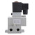 Pneumatic Solenoid Valve 2 Position 3 Way Electric Controller G1/4in K23JD‑8 10 HzDC12V