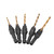 5Pcs Countersink Drill Bit 1/4in Hex Shank HSS Drilling Tool Set Kit for Woodworking