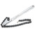 Chain Wrench High Hardness Surface Polished ChromePlated Chrome Vanadium Steel Hand Tool(12in )