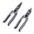 Wire Cutter Needle Nose Pliers Set 9in Multifunctional Labor Saving CRV Steel for Crafting Electrician Home Repair