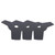 4pcs 10 Inch 3T Brush Cutter Blade Grass Trimmer Mower Blade Straight Tooth Accessory
