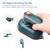 Mini Heat Press Machine T-Shirt Printing Steam Heating Transfer Press Handheld Iron Machines Support Dry Wet Ironing for Clothes Bags Hats Pads Blanket