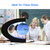 Floating Globe with LED Light 3 Inch Magnetic Levitation Rotating World Map with Multicolor Light C-Shape Base Creative Anti Gravity Globe Lamp for Children Gift Home Office Desk Decoration Teaching Demo