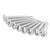50Pcs Self Drilling Screw Round Head 304 Stainless Steel Fasteners for Wood Work M4.2x32