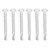 50Pcs Self Drilling Screw Round Head 304 Stainless Steel Fasteners for Wood Work M4.2x32