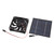 Solar Panel Fan Kit 50W Powered Portable for Greenhouse Sheds Chicken Coop Pet House Window Exhaust
