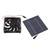 Solar Panel Fan Kit 50W Powered Portable for Greenhouse Sheds Chicken Coop Pet House Window Exhaust