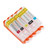 5Pcs Ink Cartridge PGBK BK C M Y 5 Colors Smoothly Output Reusable Printing Ink Cartridge 470 471