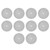 10Pcs Cutting Saw Blade Discs Circular Stainless Steel Electric Grinder Accessories22mm