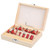 15Pcs Router Bits Set Red 1/4in Shank Woodworking Milling Cutter Tools with Storage Box
