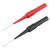 1 Pair Test Probes Insulation Piercing Needle for Multimeters Red Black Color