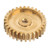 Spur Gear Brass 30 Tooth for Servo 25 Tooth Spline 0.8 Mod Industrial Robot Part 4305‑0025‑0030