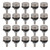 20Pcs Potentiometer Carbon Film Single Turn Accessory Set Kit for Motor Speed ControlB504 500K
