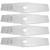 4pcs 12in Brush Cutter Blade with Tooth High Speed Steel Grass Trimmer Accessories