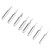 8Pcs Soldering Tips Copper Solder Replacement Head Silver Color Welding Station Accessories