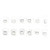 12Pcs Mini USB Connector Stainless Steel Jack Repair Replacement Adapter Electrical Supplies