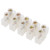 20Pcs Terminal Block Strip FlameRetardant ThroughType Wire Connector 10A Industrial Supplies(5in5out )