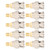 10Pcs RF Coaxial Adapter Cable Connector SMA Female to BNC Male Instrument Conversion Kit