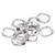 100Pcs Wave Washer Assortment Kit Crinkle Wavey Washers A2 Stainless Steel Fastener HardwareM6