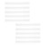 10Pcs Binding Spines Spirals Coils Combs 30 Holes Plastic Strip for Loose Leaf 1/2in Diameter White