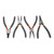 4Pcs Snap Ring Pliers Circlip Pliers Carbon Steel Hand Tools Set Kit for Repair Maintenance