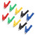 10pcs /set P2002 20A 5 Colors 4mm Banana Jack Crocodile Safety Test Clip For Multimeter 380V