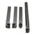 S12MSCLCR09+SCLCR1212H09+SCLCL1212H09+SCMCN1212H09 4 PCS 12MM Shank Lathe Turning Tool Holder Boring Bar + 10PCS Carbide Insert + 4PCS Wrench