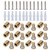 12 Sets Advertising Nails Stainless Steel Standoff Screws Wall Holder Mounts Hardware 16x25mm
