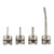 8Pcs Nozzles for 8858‑I 650W LED Digital Display Adjustable Electric Hot Air Gun Heat Gun (Nozzles)