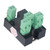 BERM 3 Phase Solid State Relay Mini SSR Relay Connector Kit 4‑32VDC Input 24‑480VAC Output