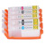5Pcs Ink Cartridge Reusable Smoothly Ink Output 5 Colors PGBK BK C M Y Printer Cartridge 550 551