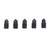 5PCS Hardened Steel Nozzle High Speed Print Head Support 1.75mm Filament for Bambu Lab X1 Or P1P 3D Printer Hot End 0.4mm