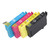 4PCS Printer Ink Cartridge Colorfast Clear Printing Large Capacity Ink Cartridge Replacement for XP 33