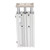 3 Stem Pneumatic Cylinder Aluminum Alloy Double Acting Air Cylinder Guide Rod SMC Type