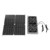 18V 25W Solar Panel Fan Kit Monocrystalline Waterproof 3500 RPM Solar Exhaust Fan Kit for Greenhouse Dog Homes RV