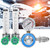 WX‑55X‑2L Argon Regulator Dual Tube Gas Flowmeter Pressure Reducer CGA540 Metric