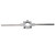 Round Die Wrench Adjustable Die Stock Handle Alloy Steel Hand Die Holder for Thread Processing 30x11mm