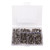 200PCS Hex Bolts Screw 304 Stainless Steel Anti Oxidation Metric Thread M4 Heavy Duty Bolts Kit with Nuts