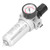 Compressed Air Filter Regulator Combo Water Oil Trap Separator with Gauge for Compressed Air Lines