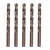 5Pcs Twist Drill Bit High Speed Steel Parallel Shank Drilling Tool Set Kit for Copper Iron10.5mm