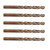 5Pcs Twist Drill Bit High Speed Steel Parallel Shank Drilling Tool Set Kit for Copper Iron10.5mm